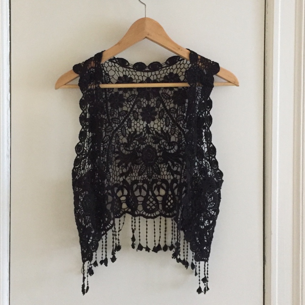 Detailed Boho Vest